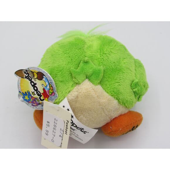 NEW w/ Tags Pawkeet Plush Neopets PetPet 2004 Limited Edition Vintage Authentic - Picture 2 of 12